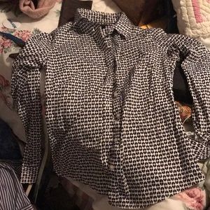 Banana Republic non-iron fitted long sleeve shirt